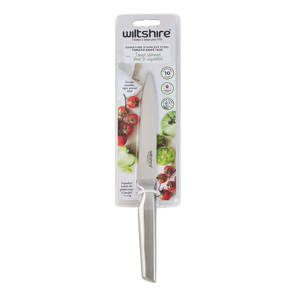 Signature Stainless Steel Tomato Knife 13cm