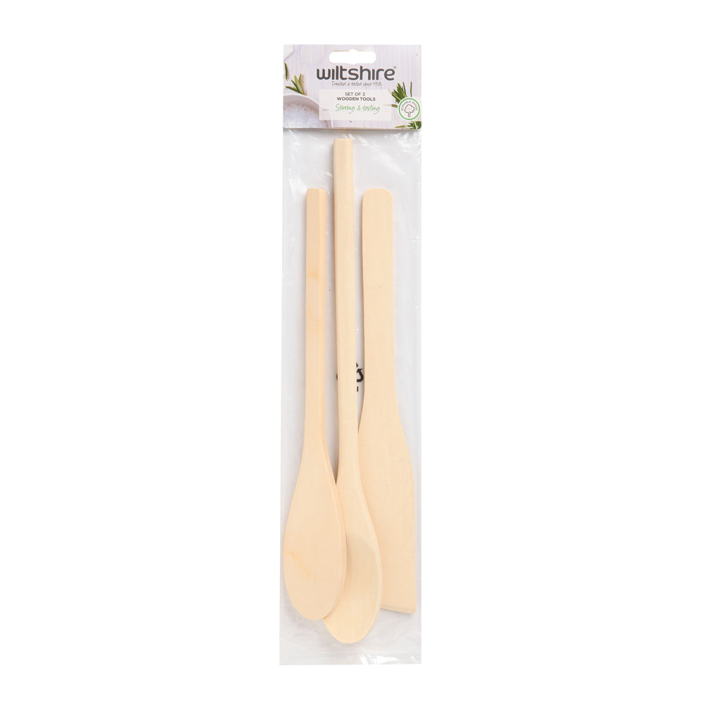 Wooden Utensils Set of 3