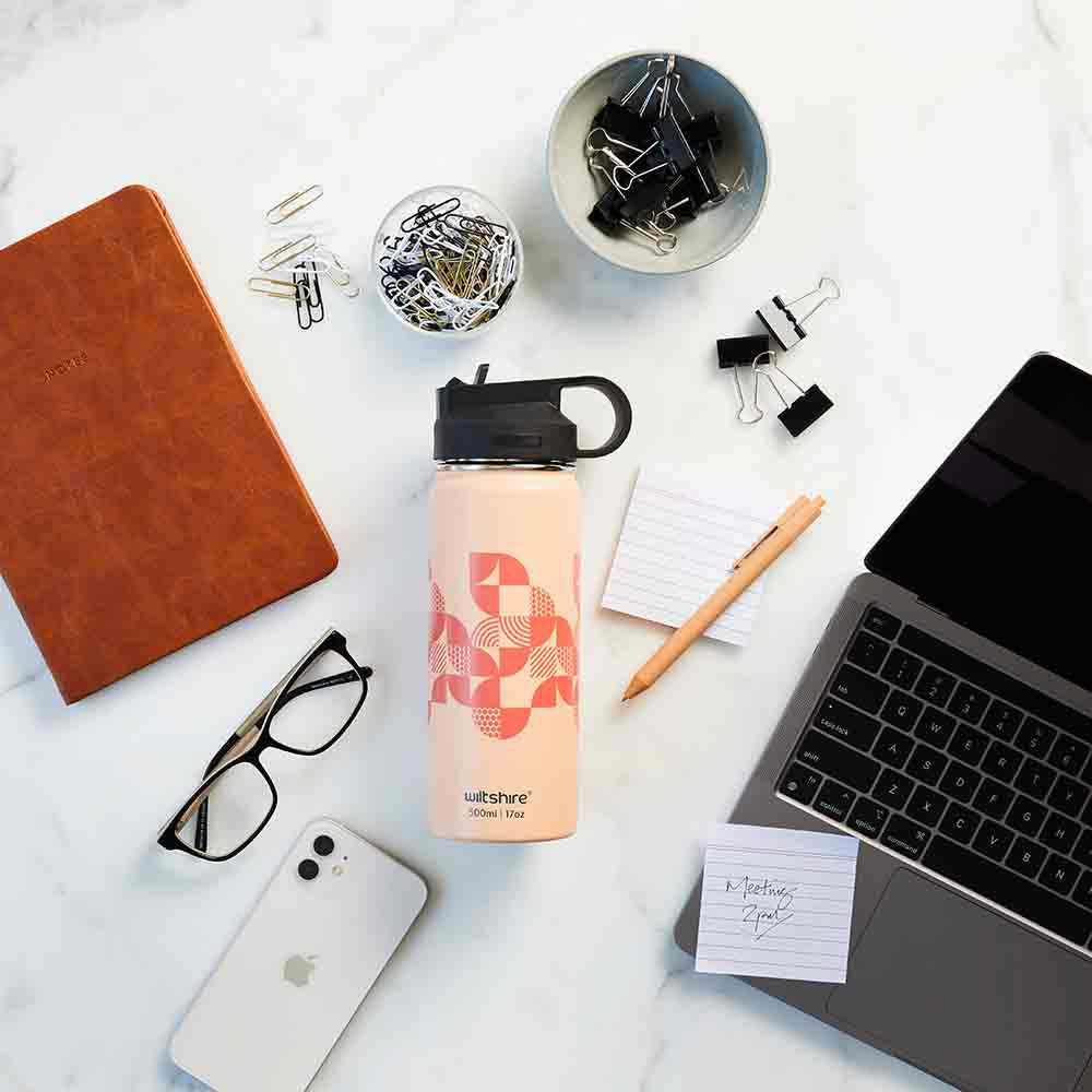 Insulated Stainless Steel Bottle Watermelon 500ml/17oz