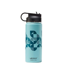 Insulated Stainless Steel Bottle Aqua 500ml/17oz
