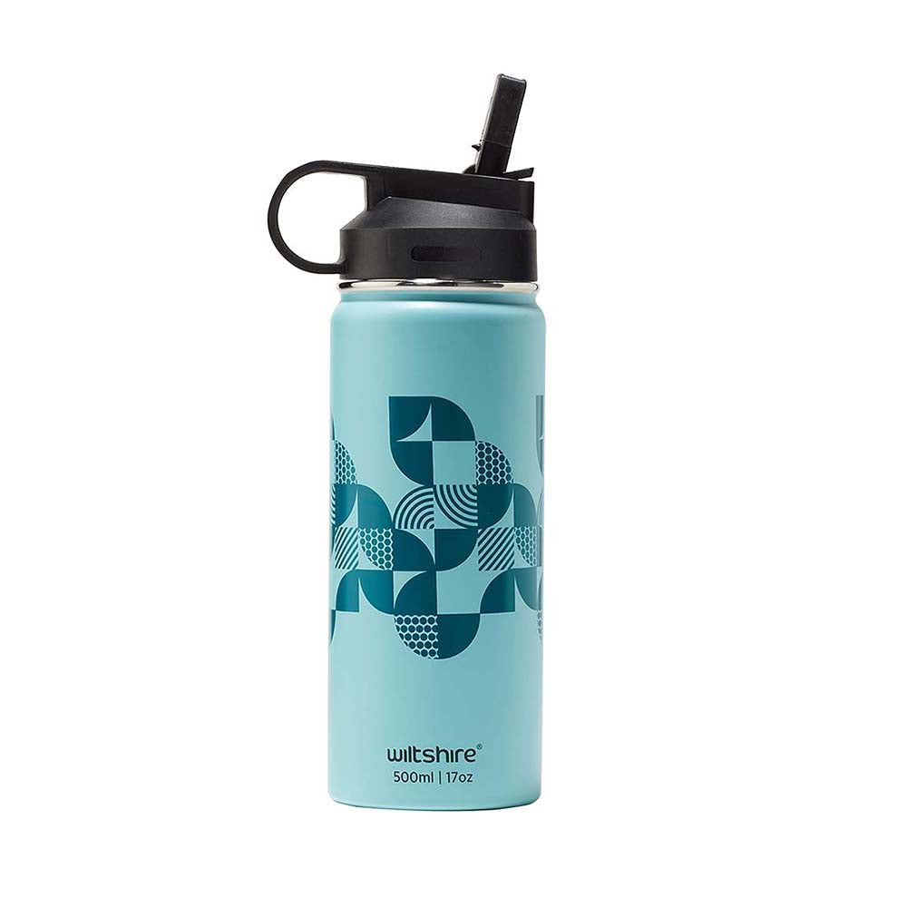 Insulated Stainless Steel Bottle Aqua 500ml/17oz