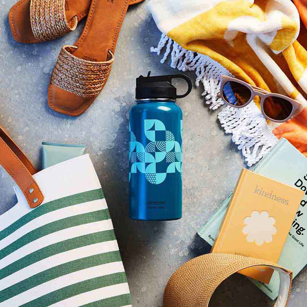 Insulated Stainless Steel Bottle Blue Opal 900ml/30oz