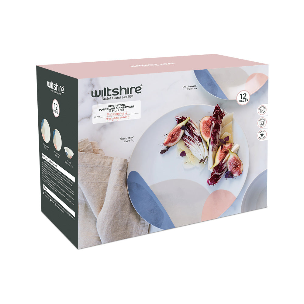 Riverstone 12 Piece Dinner Set