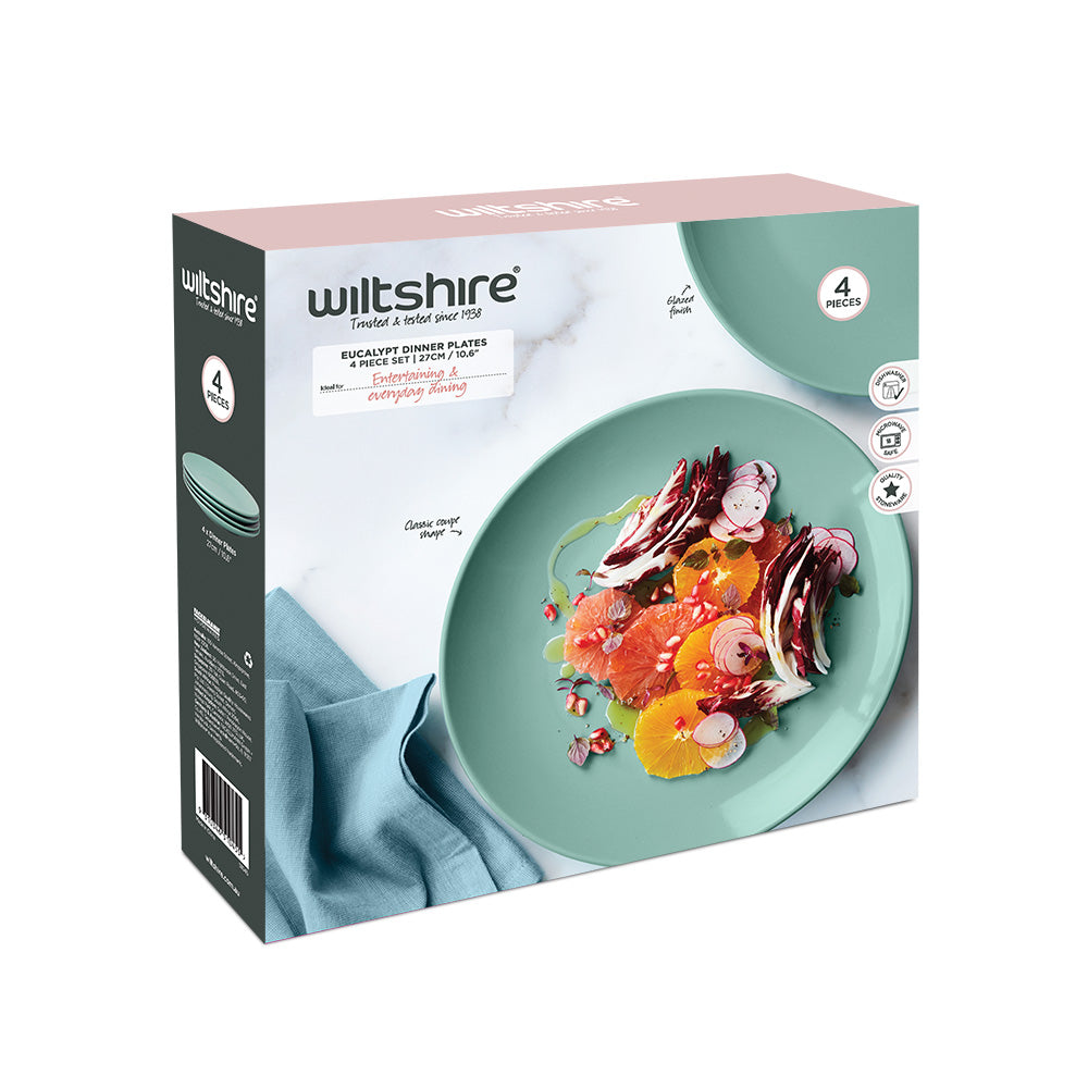 Eucalypt Dinner Plates 4 Piece Set 27cm / 10.6