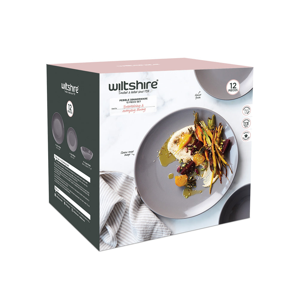 Pebble Dinnerware 12 Piece Set