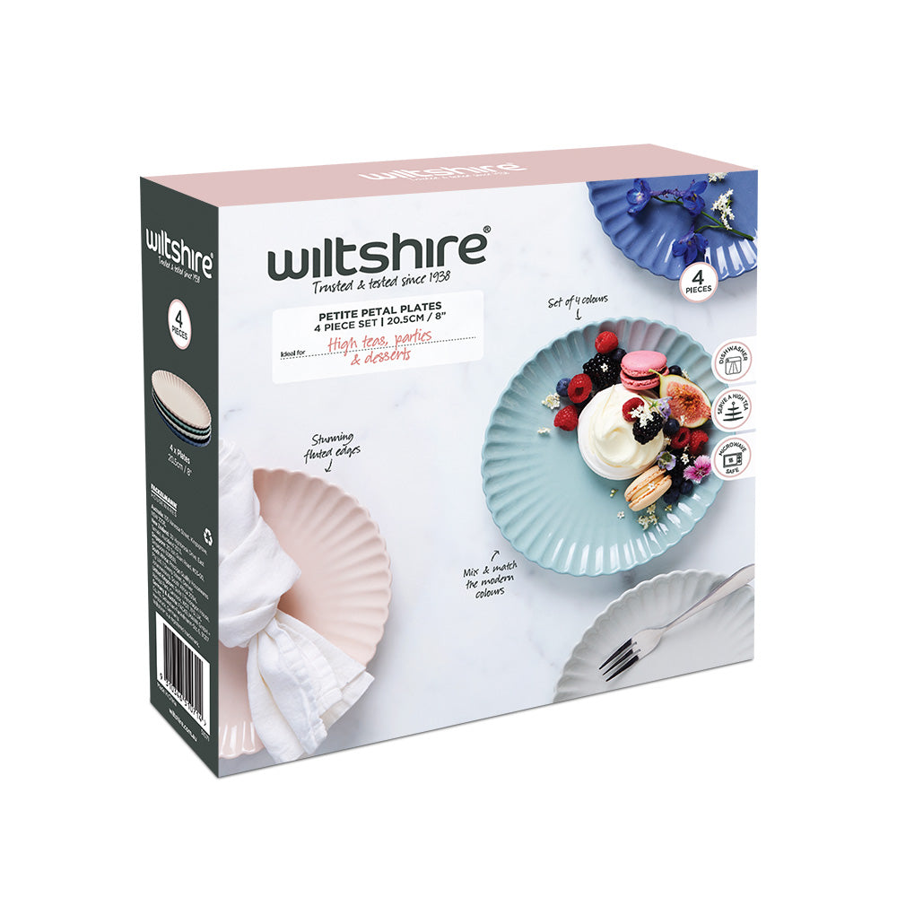 Petite Petal Plates 4 Piece Set 20.5cm / 8