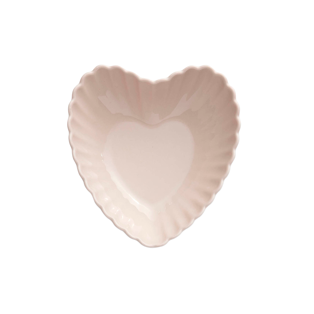 Petite Petal Heart Bowls 4 Piece Set 14.5cm x 15.5cm x 5cm / 5.7