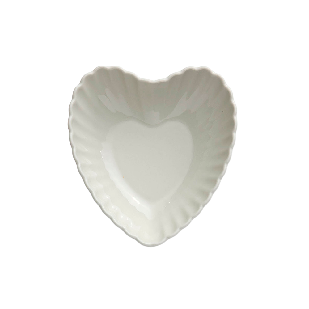 Petite Petal Heart Bowls 4 Piece Set 14.5cm x 15.5cm x 5cm / 5.7