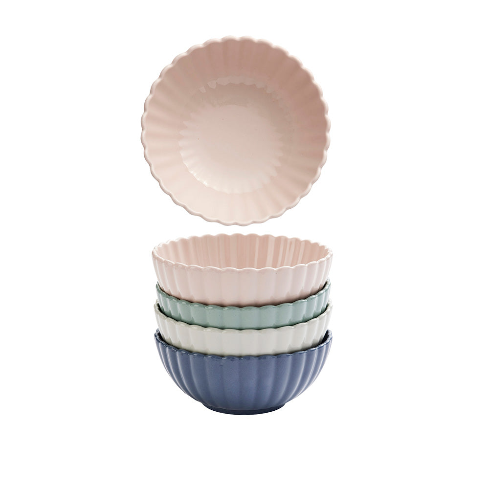 Petite Petal Bowls 4 Piece Set 15cm x 6.5cm / 6