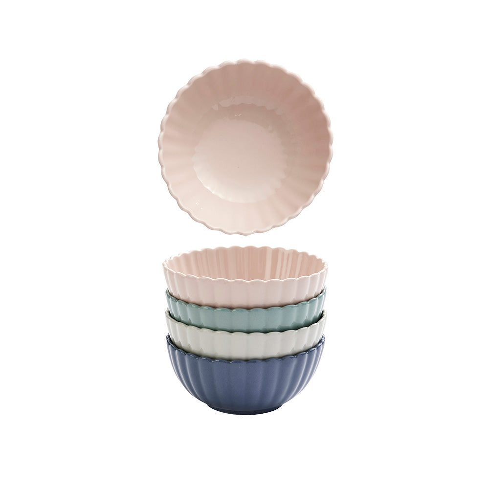 Petite Petal Bowls 4 Piece Set 11.5cm x 5cm / 4.5