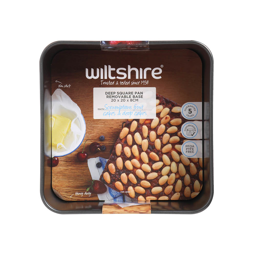 Easybake Deep Square Pan Removable Base 20.5cm