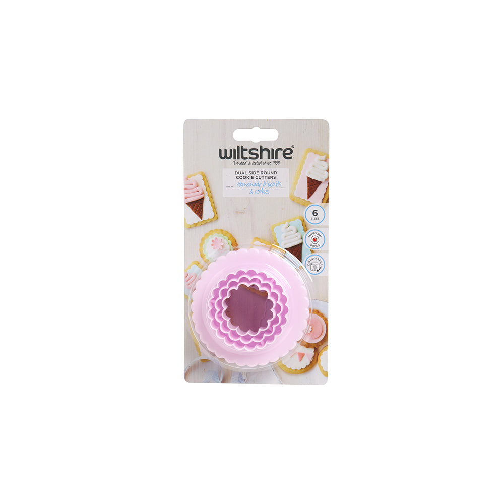 Dual Side Round Cookie Cutters Set of 3