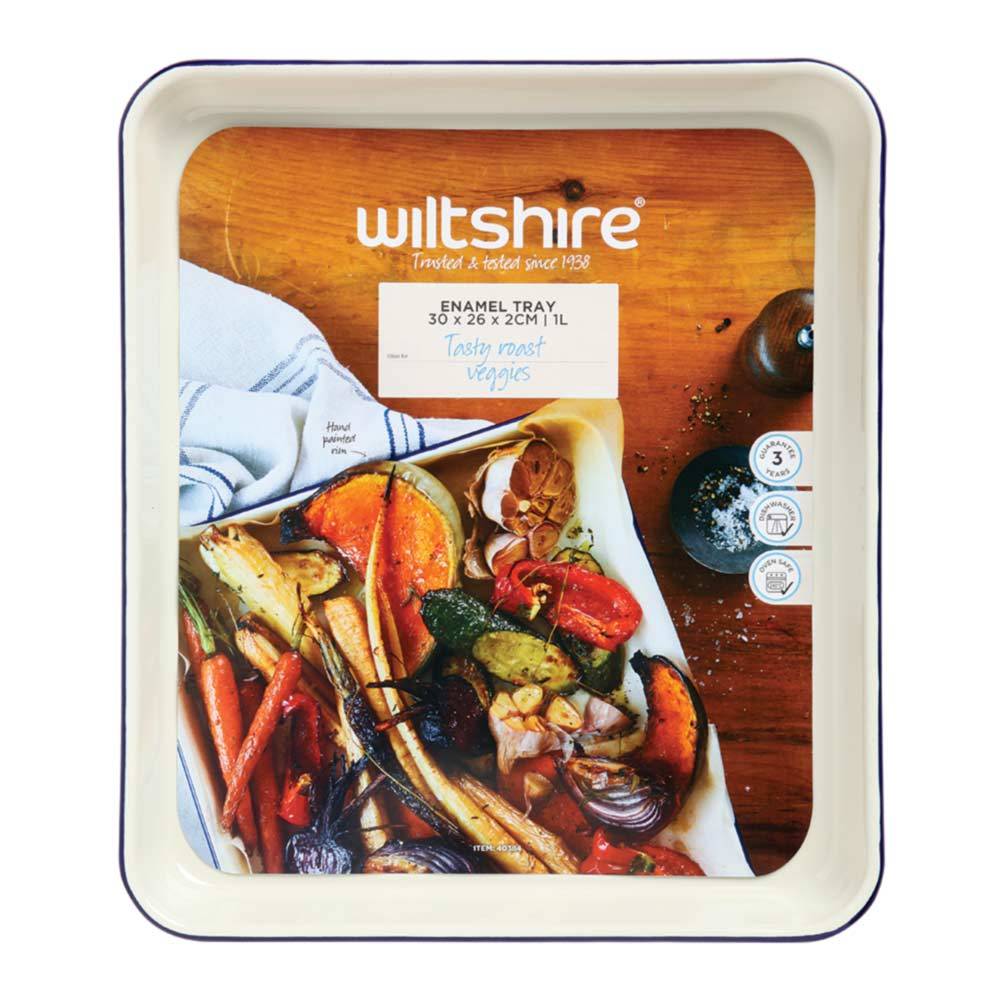 Enamel Bake Tray 1L
