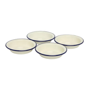 Enamel Pie Dishes 12cm Set of 4