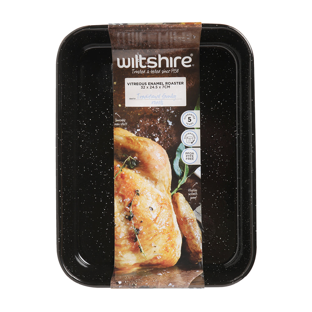 Vitreous Enamel Roaster Small 32cm