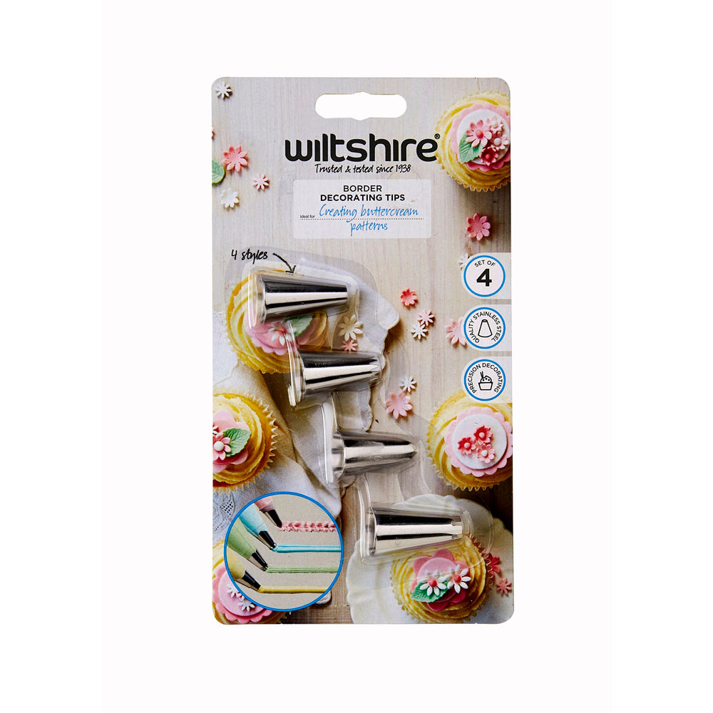 Border Decorating Nozzles Set of 4