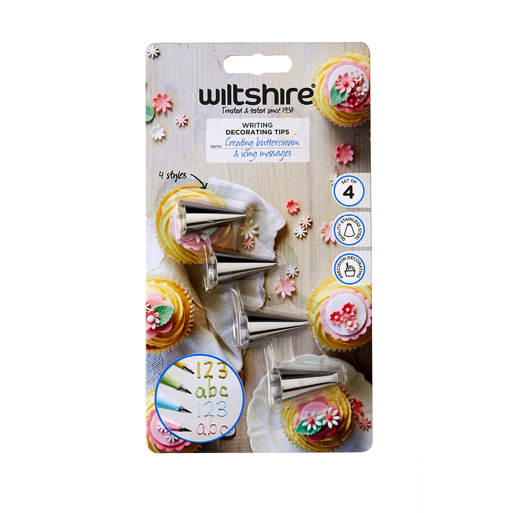 Writing Decorating Nozzles Set of 4