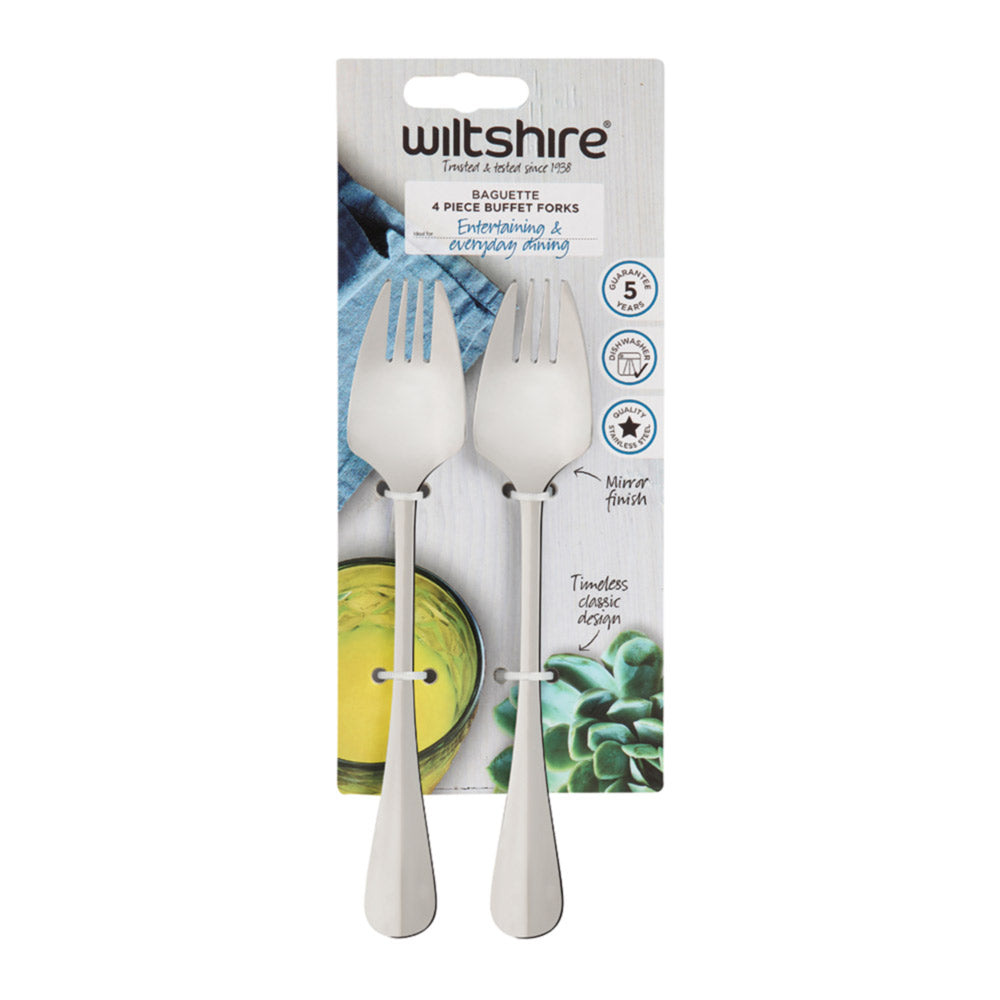 Baguette Buffet Fork 4 Piece
