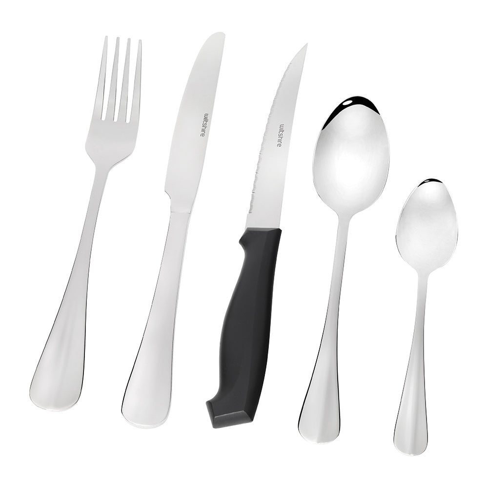 Baguette Cutlery Set with Steak Knives 50 Piece