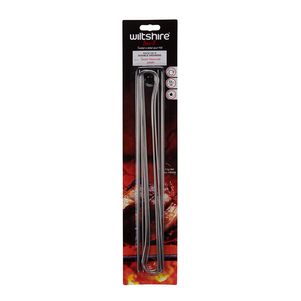Double Skewers Pack of 6
