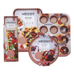 Rose Gold Perforated Bakeware Bundle