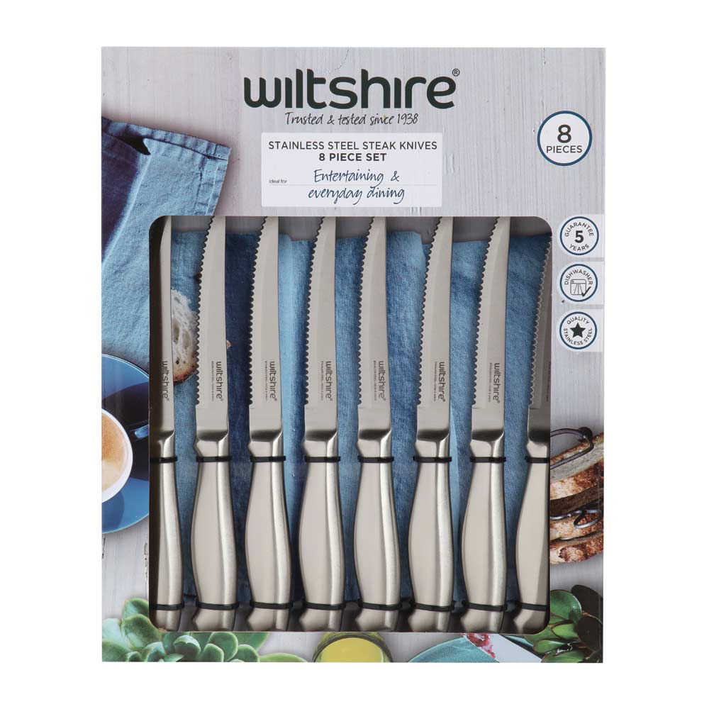 Stainless Steel Steak Knife 8 Piece