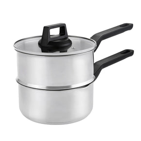 Timeless Steamer Set 18cm with Glass Lid