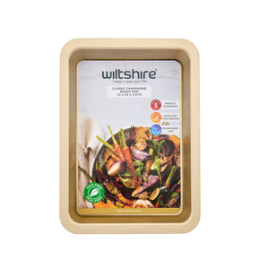 Champagne Gold Roast Pan 33.5 x 23cm