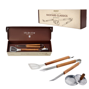 Crafted for Foodies - Backyard Classics BBQ & Burger Set