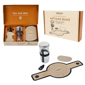 Crafted for Foodies - Artisan Bake Sourdough Starter & Baking Set