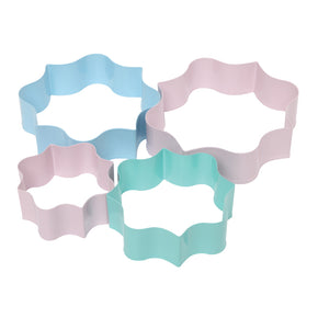 Plaque Cookie Cutters Set of 4