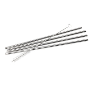 Reusable Stainless Steel Straws Pack of 4