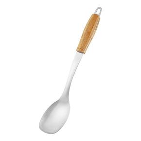 Wooden Handle Solid Spoon